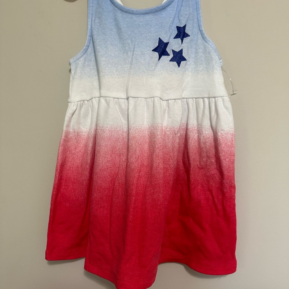 Crown & Ivy Kids Gradient Dress - Blue, White, Red